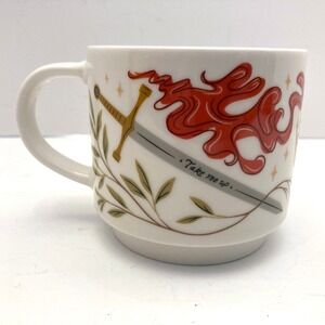OwlCrate Legendborn Themed Mug The Royalty Drinkware Collection Sword Crown